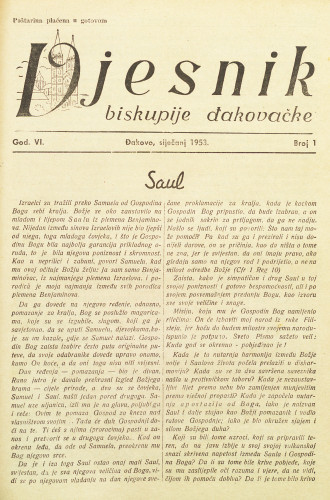 God. 6(1953) / glavni i odgovorni urednik dr. Zvonimir Marković