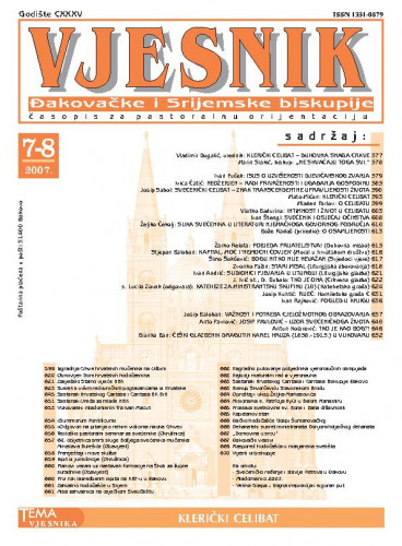 God. 135(2007), 7-8 / glavni i odgovorni urednik Vladimir Dugalić