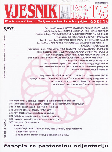 God. 125(1997), 5 / glavni i odgovorni urednik Đuro Hranić
