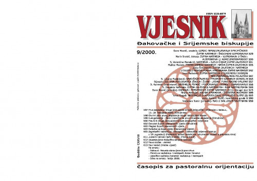 God. 128(2000), 9 / glavni i odgovorni urednik Đuro Hranić