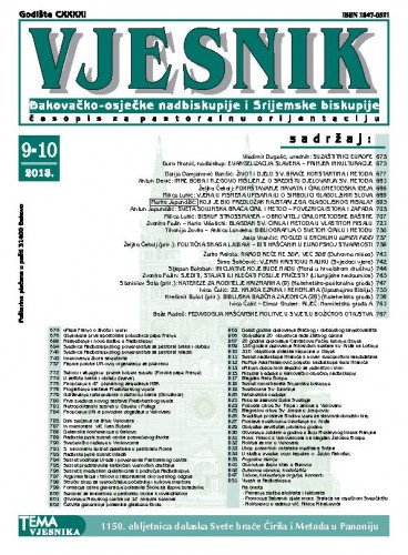 God. 141(2013), 9-10 / glavni i odgovorni urednik Vladimir Dugalić
