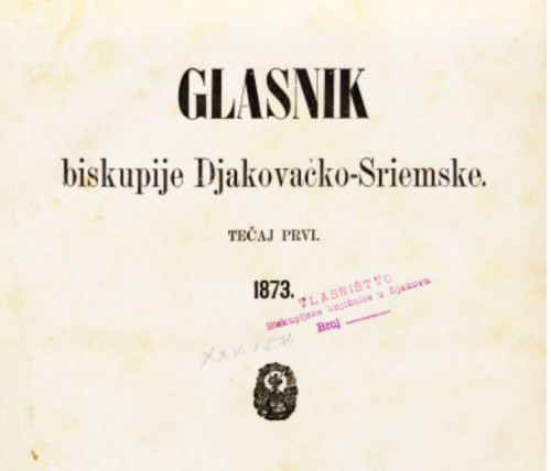 Glasnik biskupije Djakovačko-Sriemske / urednik Josip Kuhner