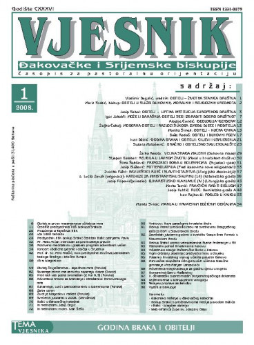 God. 136(2008), 1 / glavni i odgovorni urednik Vladimir Dugalić