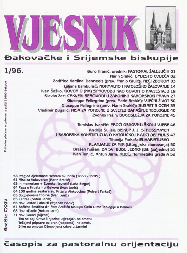 God. 124(1996), 1 / glavni i odgovorni urednik Đuro Hranić