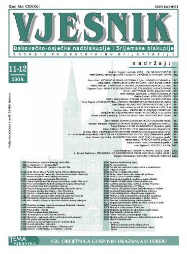 God. 136(2008), 11-12 / glavni i odgovorni urednik Vladimir Dugalić