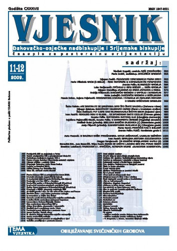 God. 137(2009), 11-12 / glavni i odgovorni urednik Vladimir Dugalić