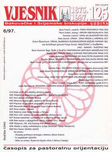 God. 125(1997), 6 / glavni i odgovorni urednik Đuro Hranić