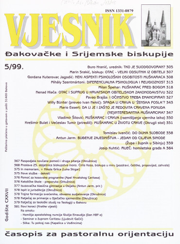 God. 127(1999), 5 / glavni i odgovorni urednik Đuro Hranić
