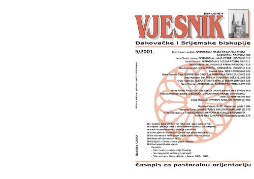 God. 129(2001), 5 / glavni i odgovorni urednik Đuro Hranić