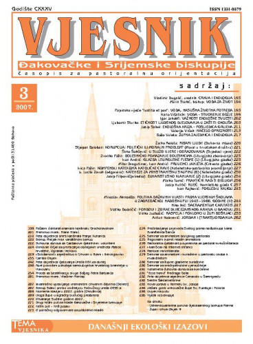 God. 135(2007), 3 / glavni i odgovorni urednik Vladimir Dugalić